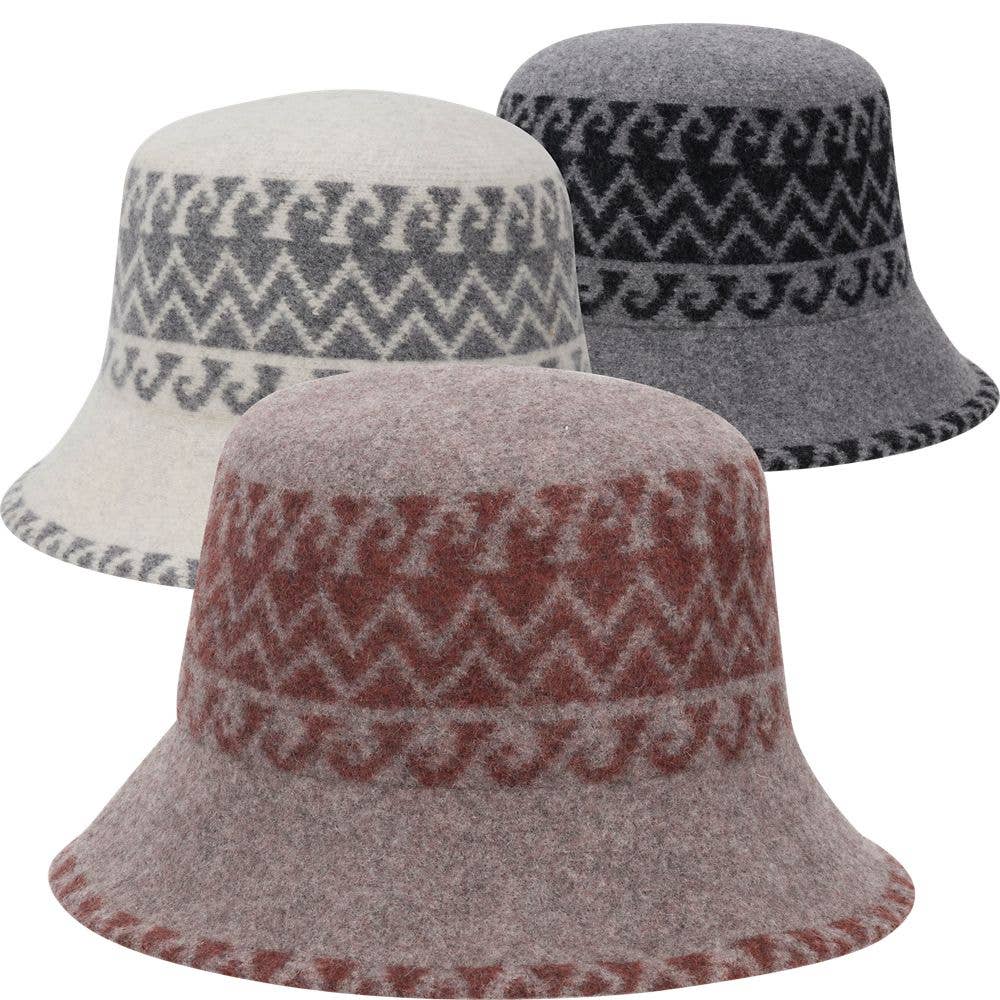 Scala Wool Bucket Hat- Amy