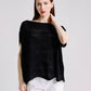 Short Sleeve Wave Knit Sweater