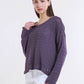 Cheryl Ribbed Linen Blend Sweater