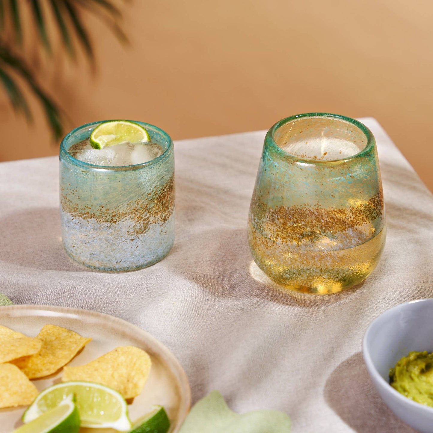 Segunda Vida Recycled Wine Glasses