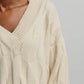Lilly Chevron V-Neck Sweater