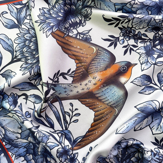 SILK COTTON SCARF | Swallow & Bloom