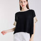 Mare Striped High/Low Sweater