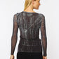 Nocturnal Bloom - Florence Double Sheer Top