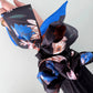 SKINNY SILK SCARF | Midnight Wildflower Garden