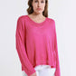 Cheryl Ribbed Linen Blend Sweater