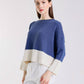 Clarice Contrast Hem Sweater