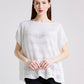 Short Sleeve Wave Knit Sweater