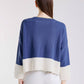 Clarice Contrast Hem Sweater