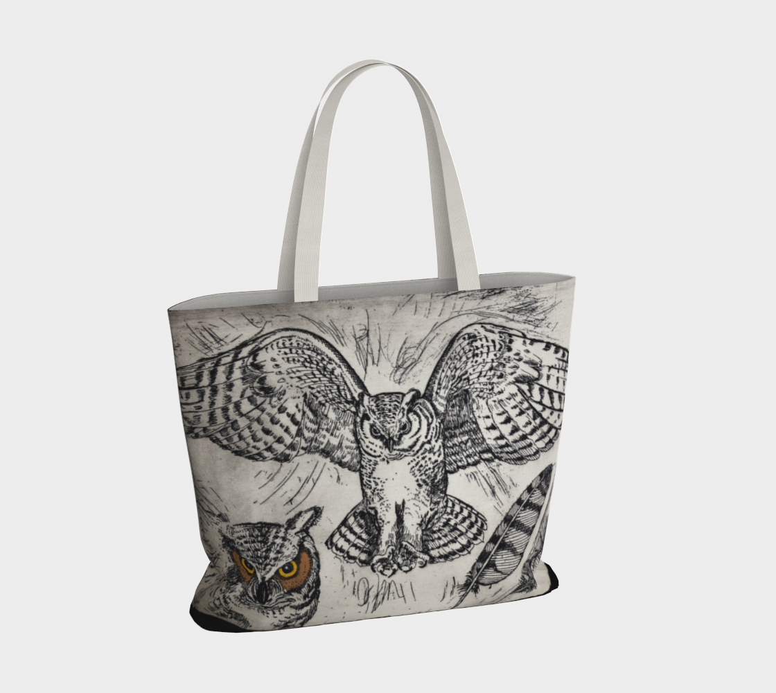 Market Tote - Owl