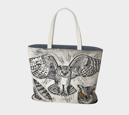 Market Tote - Owl