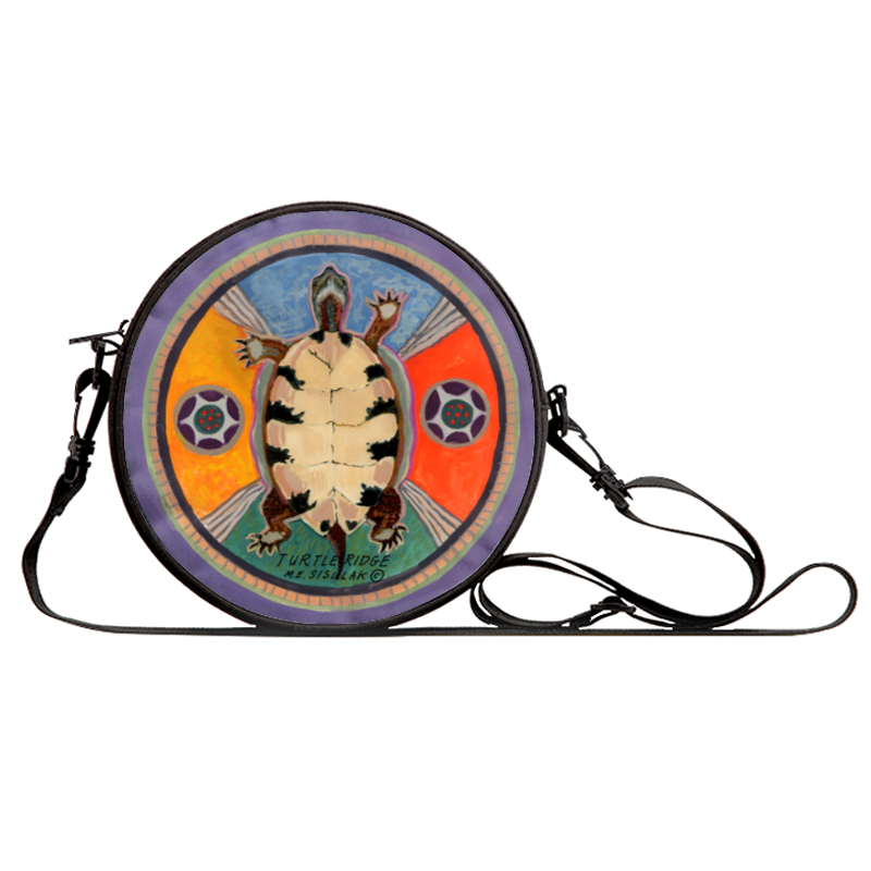 Canvas Round Art Bag - ME Originals - Turtle Ridge Gallery