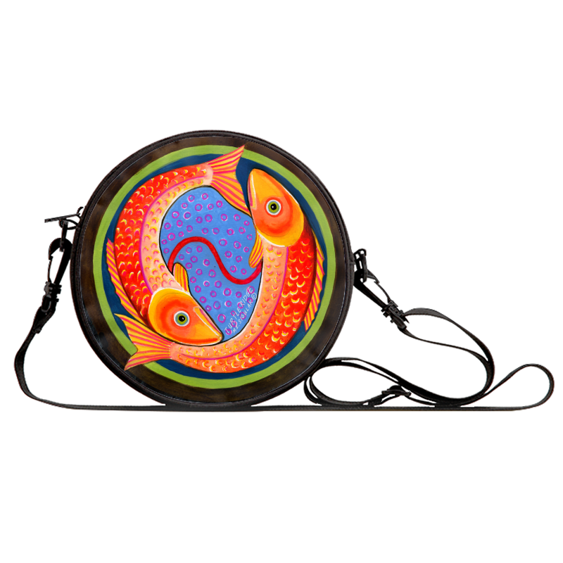 Canvas Round Art Bag - ME Originals - Turtle Ridge Gallery